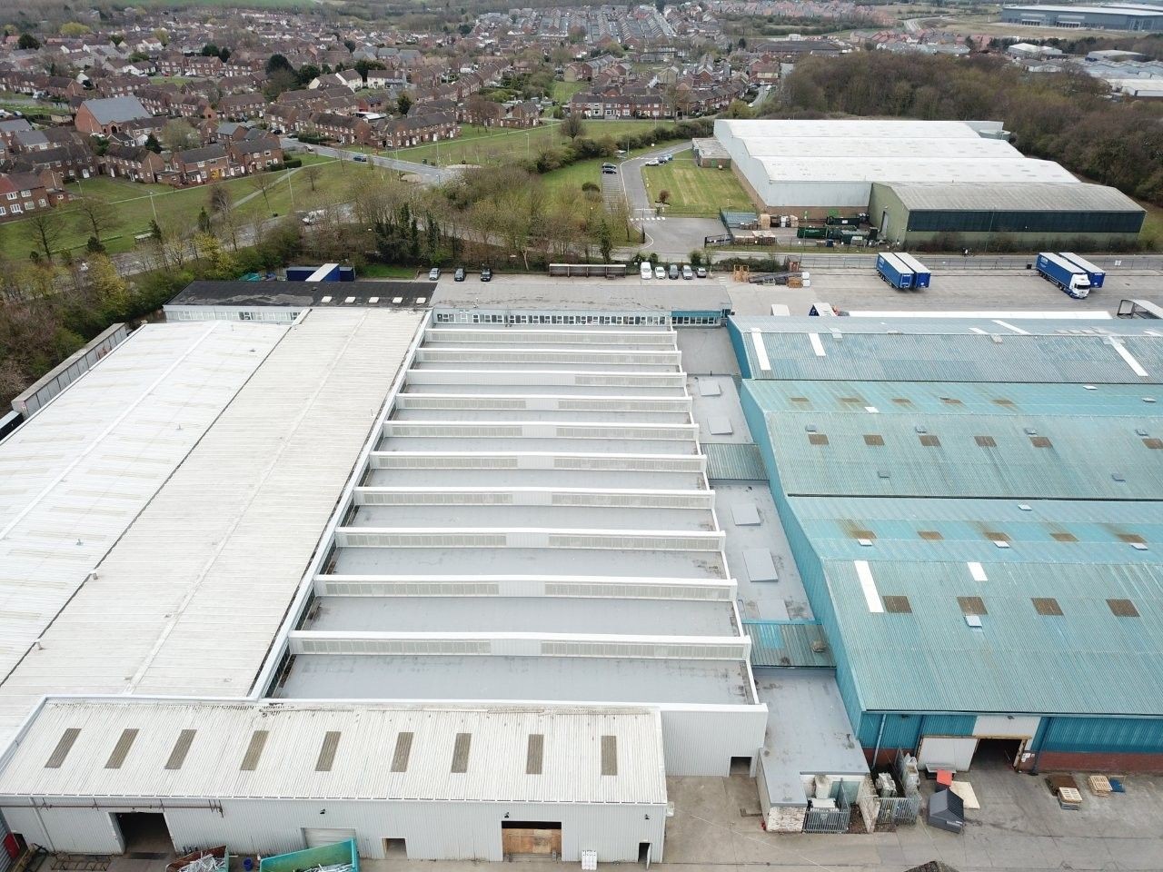 Flat roof refurbishment, Bowburn